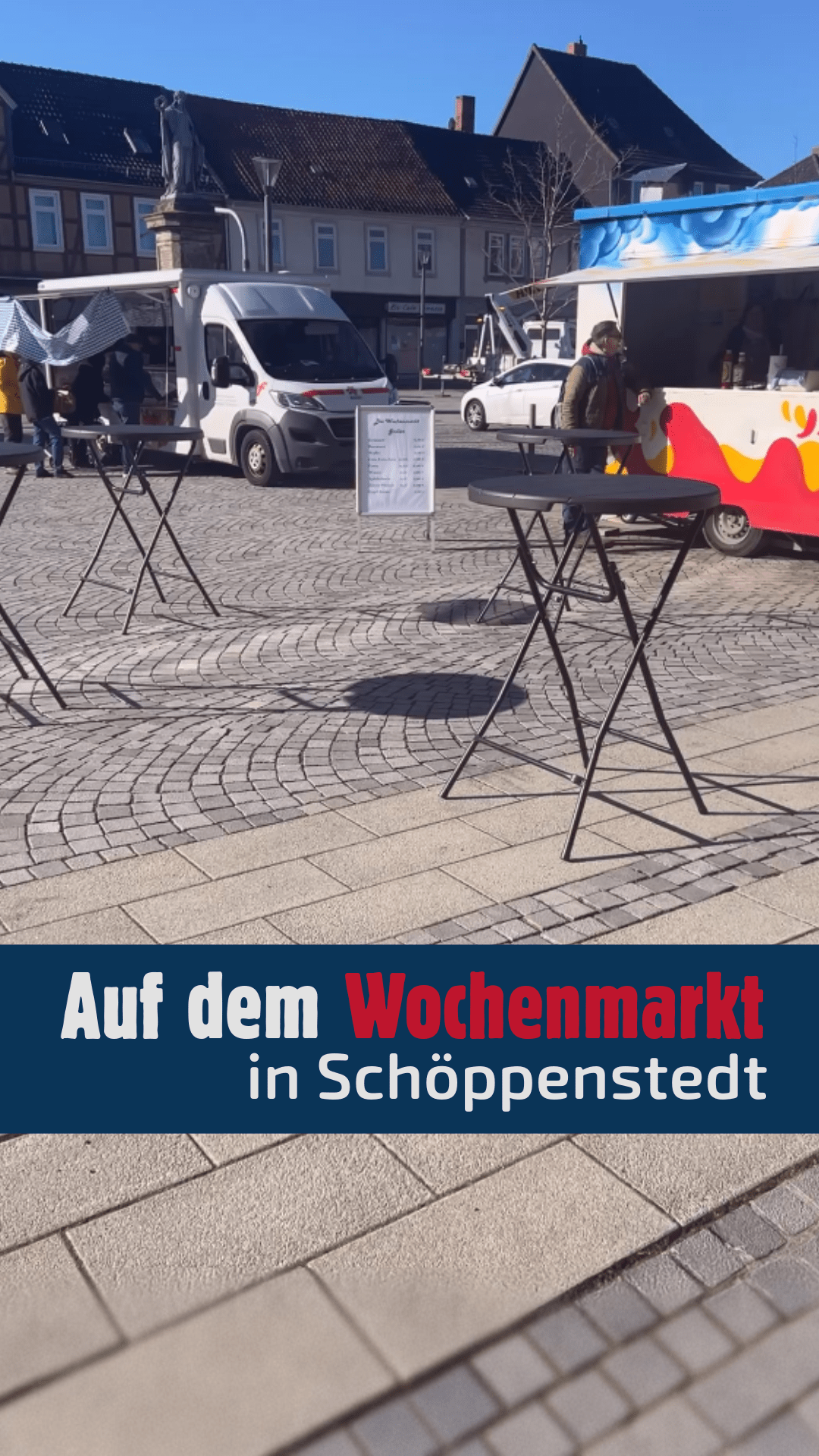 Auf dem Wochenmarkt in Schöppenstedt
