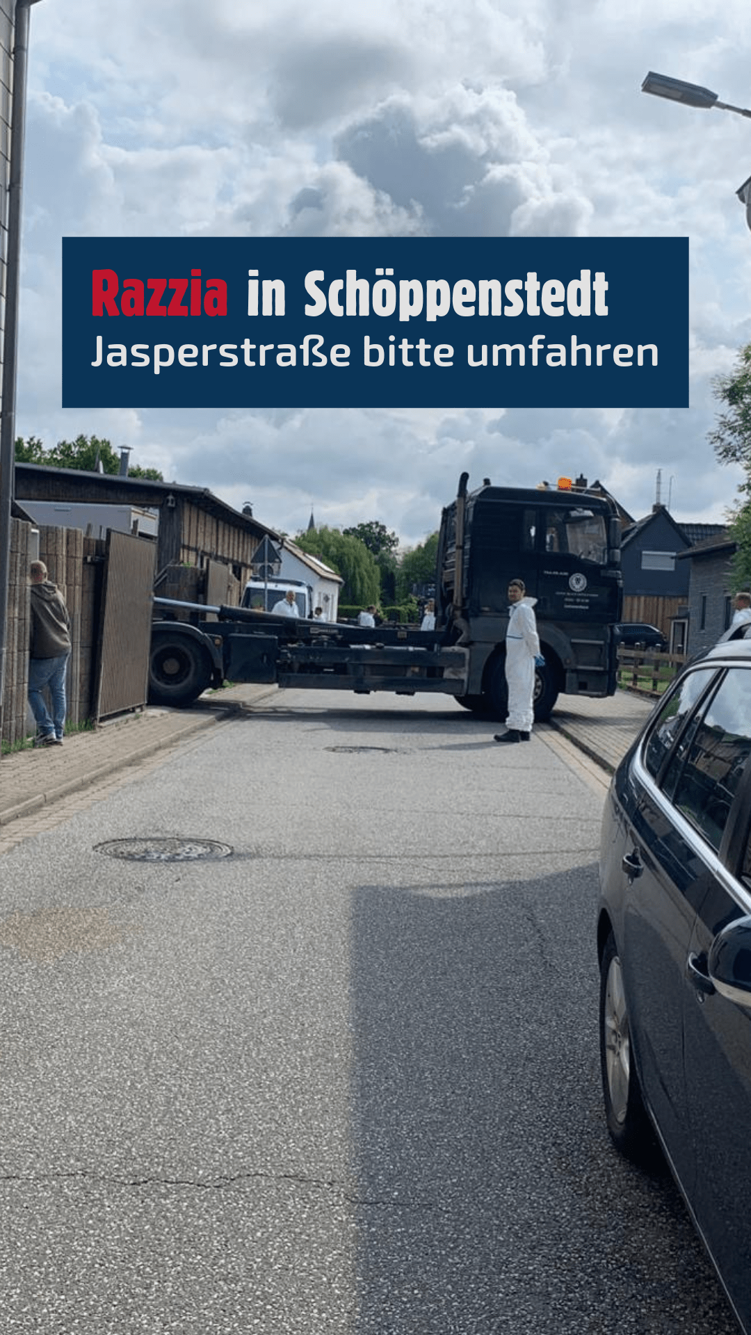 Großaufgebot für Razzia in Schöppenstedt