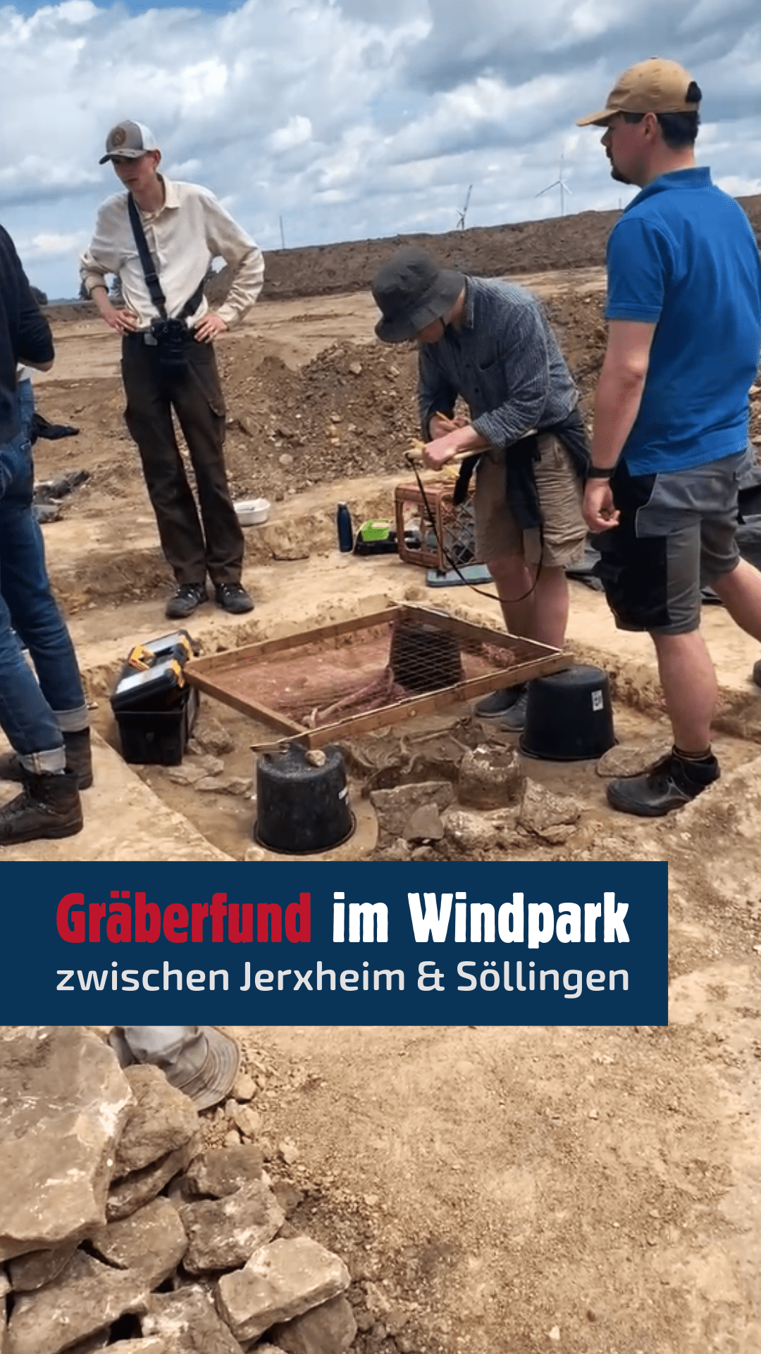Gräberfund im Windpark zwischen Jerxheim und Söllingen