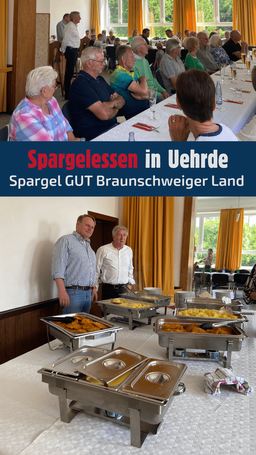 Spargelessen in Uehrde am 01. Juni