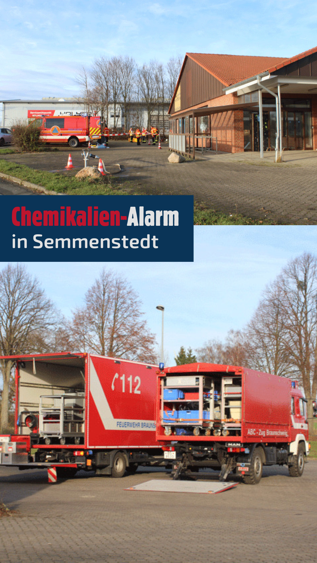 Chemikalien-Alarm in Semmenstedt