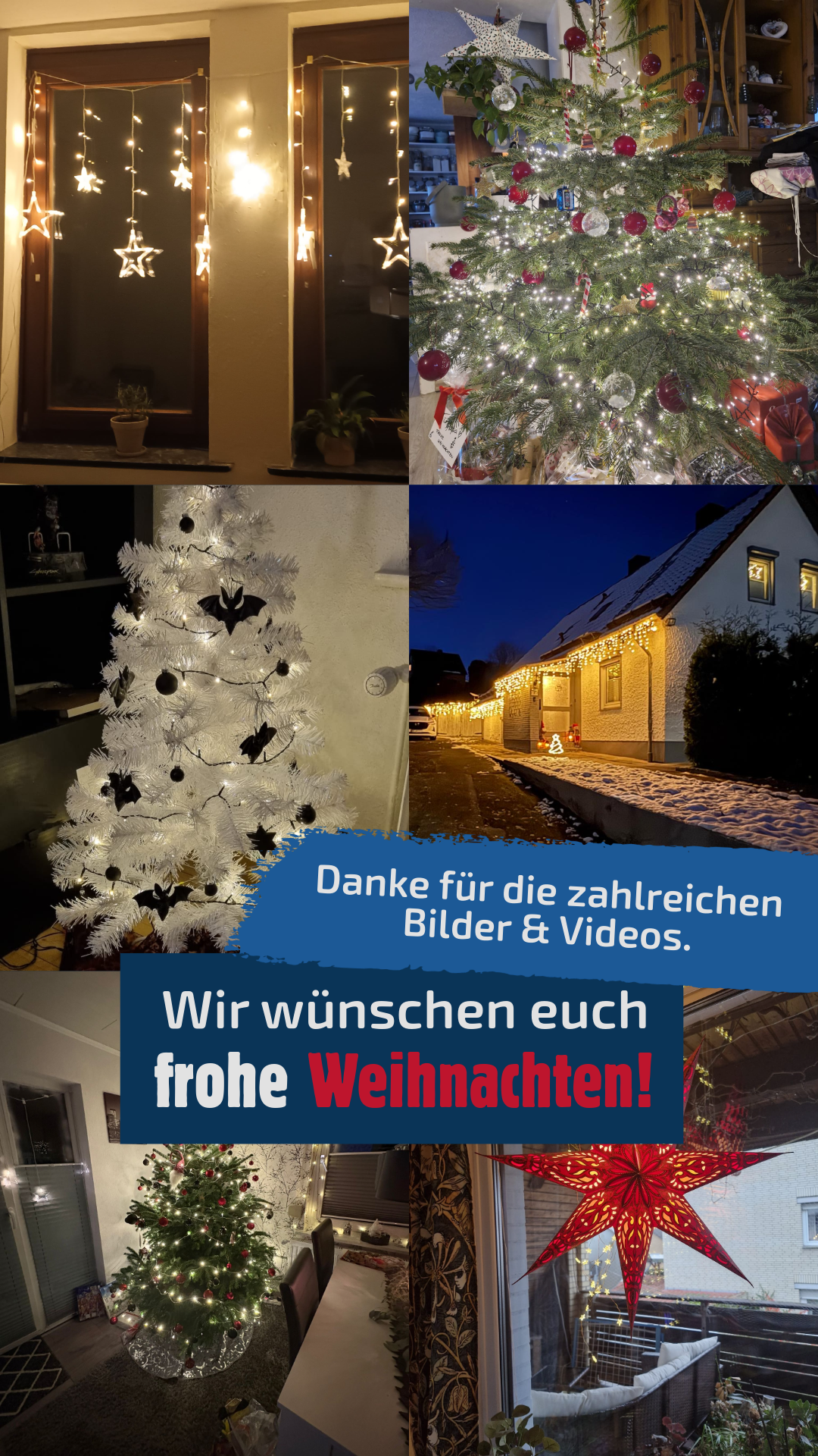 Wir wünschen frohe Weihnachten!