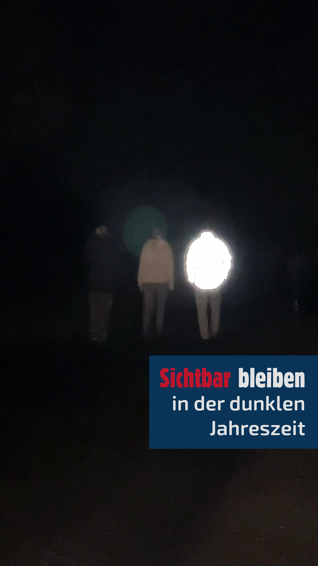 Sichtbar bleiben in der dunklen Jahreszeit