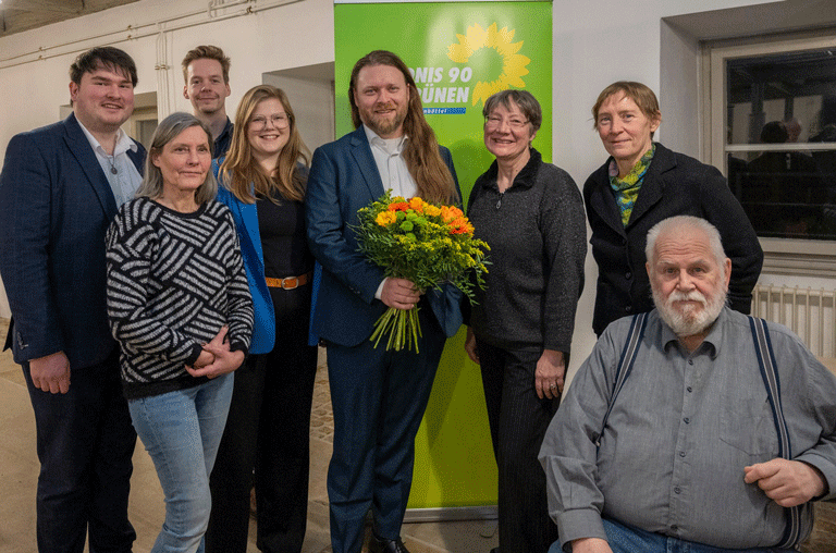 Die Mitglieder des Bündnis 90/die Grünen nominierten mit deutlicher Mehrheit Leo Pröttel als Kandidaten für das Amt des Landrats.
