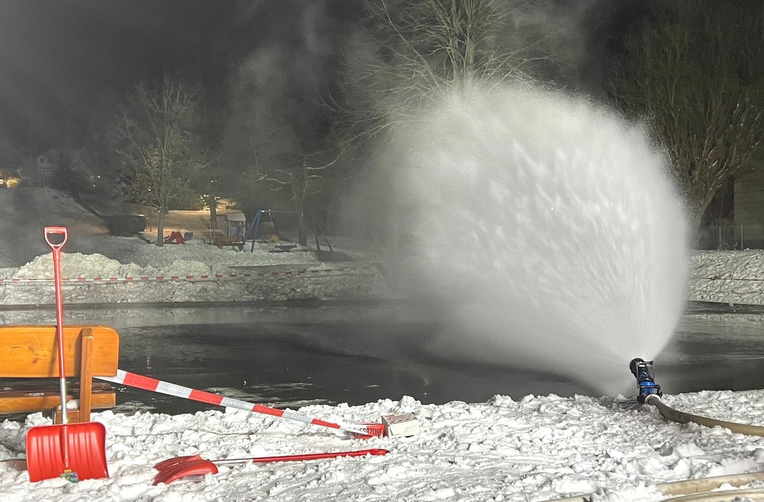 Das Abendrodeln der Jugendfeuerwehr auf dem Spielplatz Papenberg in der Eulenspiegelstadt fällt wegen Tauwetters aus.