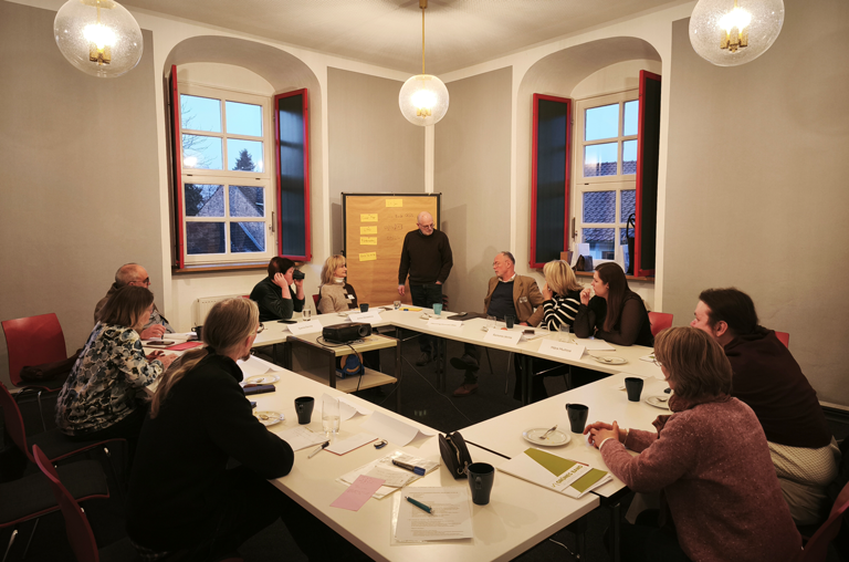Die Teilnehmer des LEADER-Kooperationsprojekts beim Workshop, Foto: Amtshof Eicklingen Planungsgesellschaft