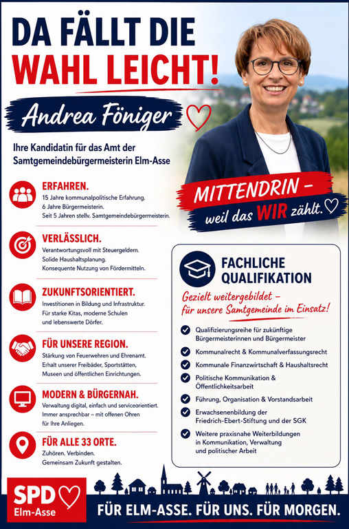 Andrea Föniger vor der Stichwahl