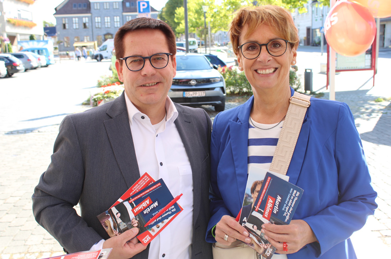 Andrea Föniger vor der Stichwahl