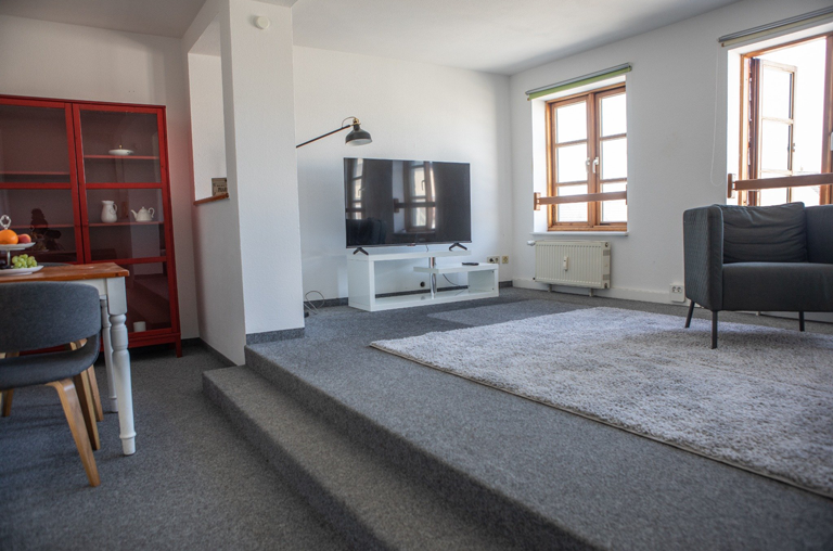 Impression aus einem Hotelzimmer im Gästehaus Markteins in Schöppenstedt