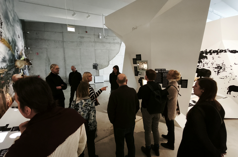 Projektteilnehmer Stender Code im Forschungsmuseum Schlöningen