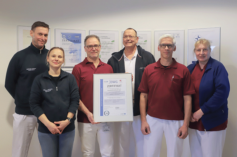 Das Klinikum Wolfenbüttel ist als eine von neun Kliniken in Niedersachsen für die Wirbelsäulenchirurgie des Hauses ausgezeichnet worden.