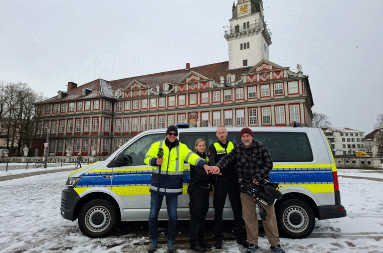 Wolfenbüttel kommt ins Fernsehen: Ein Filmteam hat für das Format "Achtung Kontrolle" zwei Polizisten dort begleitet.