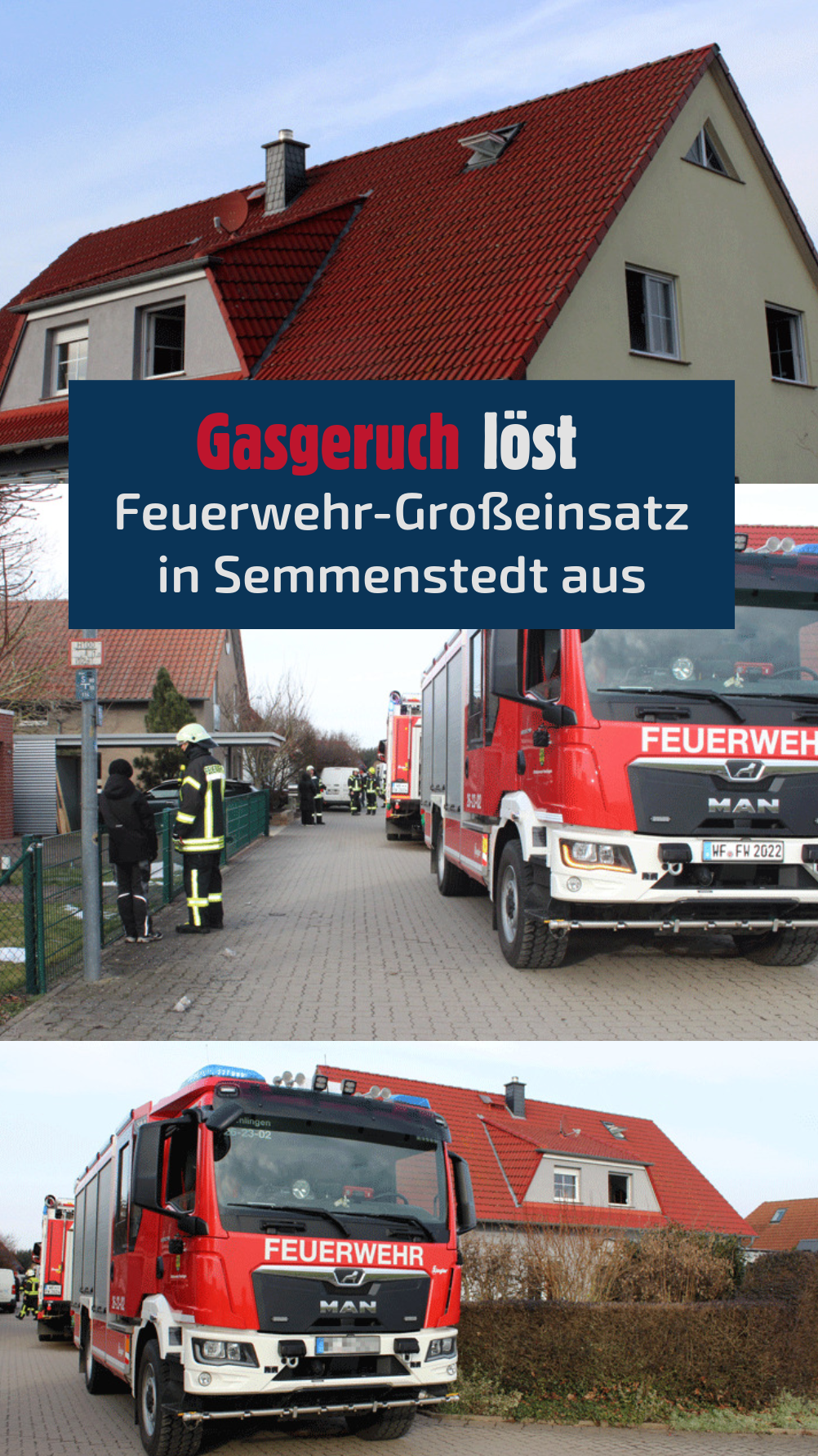 Gasgeruch löst Feuerwehr-Großeinsatz in Semmenstedt aus