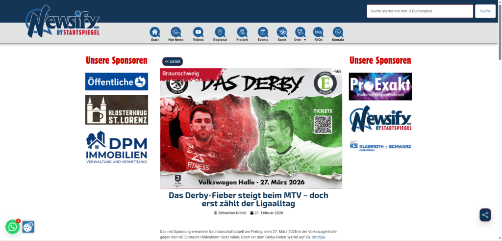 Vorschau MTV Werbe Seite