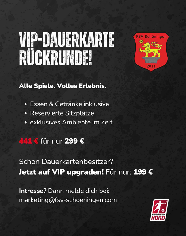 VIP Dauerkarte FSV Schöningen