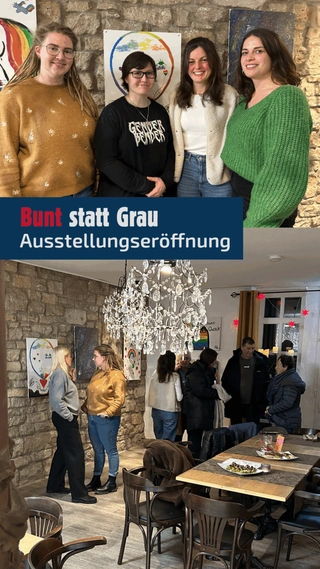 Ausstellungseröffnung „Bunt statt Grau“