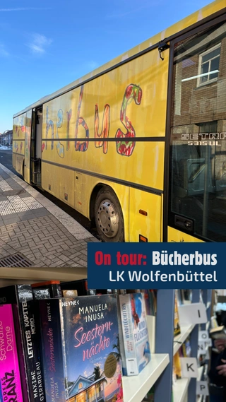 Bücherbus durch den Landkreis Wolfenbüttel