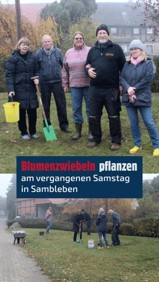 Sambleber verschönern ihren Ort!