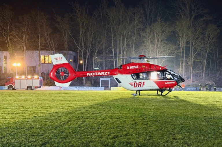 Ein Ausflug zu einem Sportplatz in Schöppenstedt endete für ein Kind mit einem Flug mit dem Helikopter ins Krankenhaus.