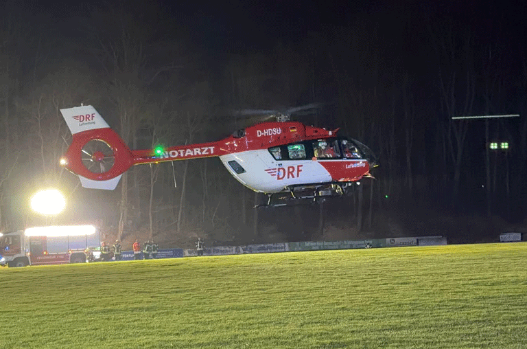 Ein Ausflug zu einem Sportplatz in Schöppenstedt endete für ein Kind mit einem Flug mit dem Helikopter ins Krankenhaus.