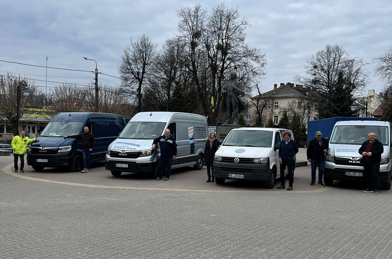 Der Partnerschaftsverein Solotschiw aus Schöningen hat seinen 38. Hilfsgütertransport erfolgreich abgeschlossen.
