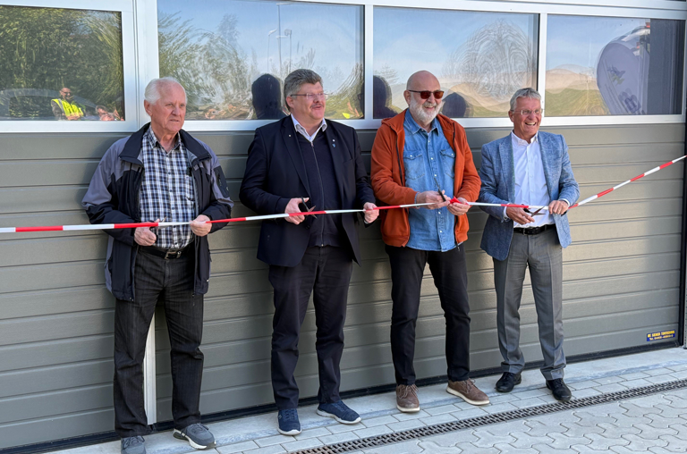 Einweihung der Kläranlage Gebäuder Schoderstadt