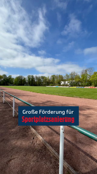 Schöppenstedt bekommt große Förderung für Sportplatzsanierung