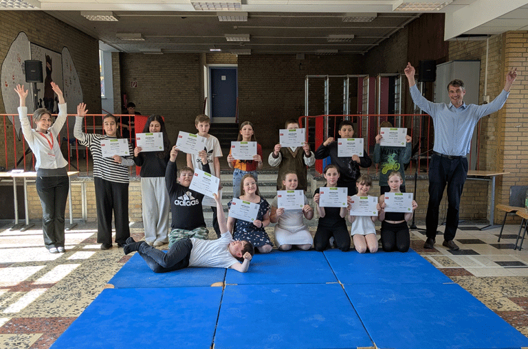 Im Rahmen der Projektwoche „English in Action“ tauchten die Kinder des 5. Jahrgangs intensiv in die Fremdsprache ein.