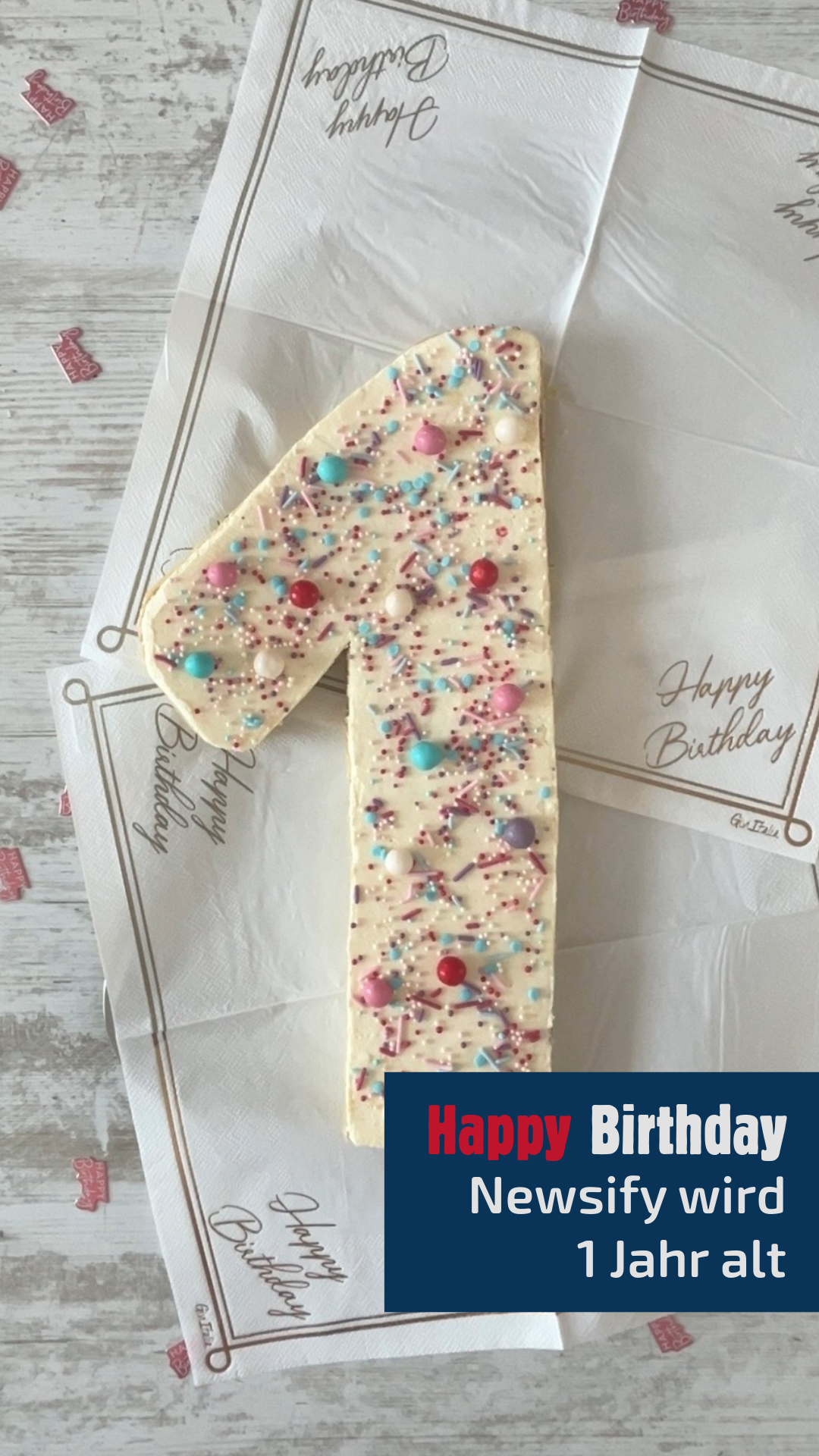 Happy Birthday 1 Jahr Newsify