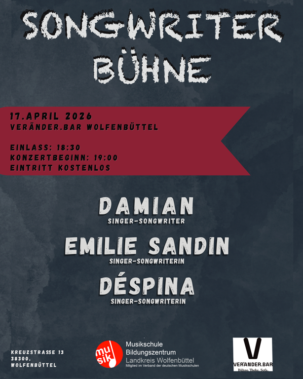 Plakat Songwriterbühne