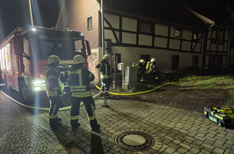 Feuerwehr bei Brand in Gevensleben im Einsatz