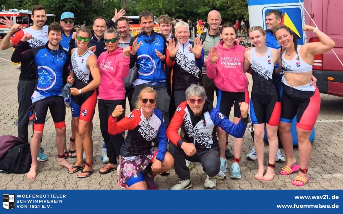 Trotz starkem Wind holten die Sportler des WSV 21 mehrere Podestplätze beim Triathlon in Bokeloh.