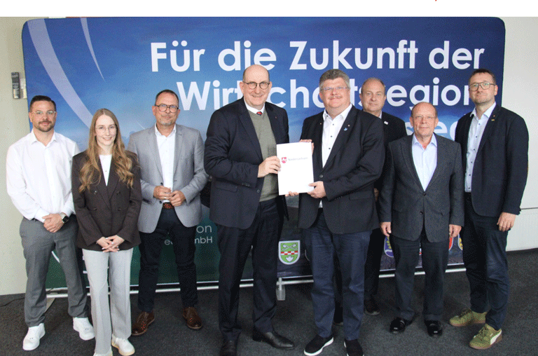 Der Bund fördert die Entwicklung des geplanten Industrie- und Gewerbegebietes am Autobahnkreuz A2/A39 mit mehreren Million Euro.