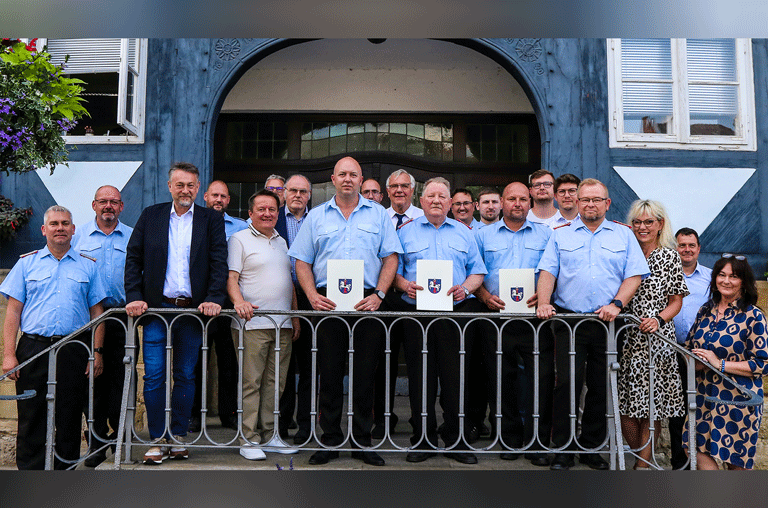 Wolfenbüttels Bürgermeister ernannte in einer Feierstunde neue Führungskräfte und würdigte das langjährige Engagement eines Feuerwehrmannes.
