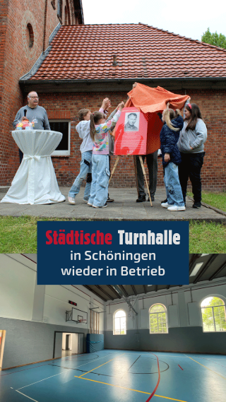 Städtische Turnhalle in Schöningen wieder in Betrieb