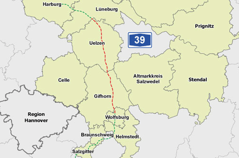 Der Landkreis Helmstedt setzt sich gemeinsam mit weiteren Kommunen für eine schnelle Finanzierung des 7. Bauabschnitts der A39 ein