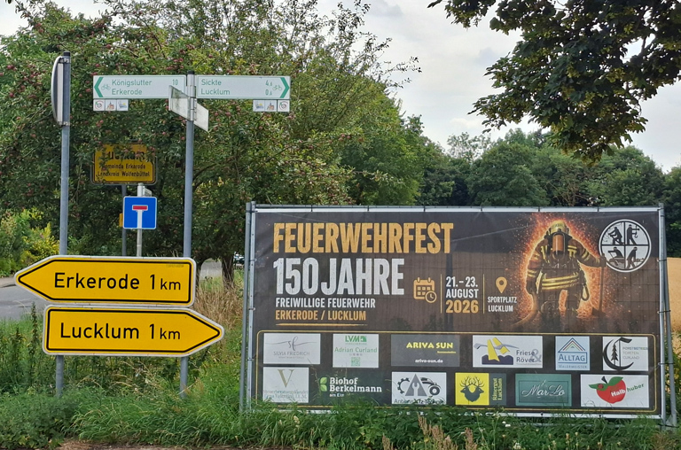 Feuerwehr Erkerode/Lucklum feiert 150-jähriges Bestehen
