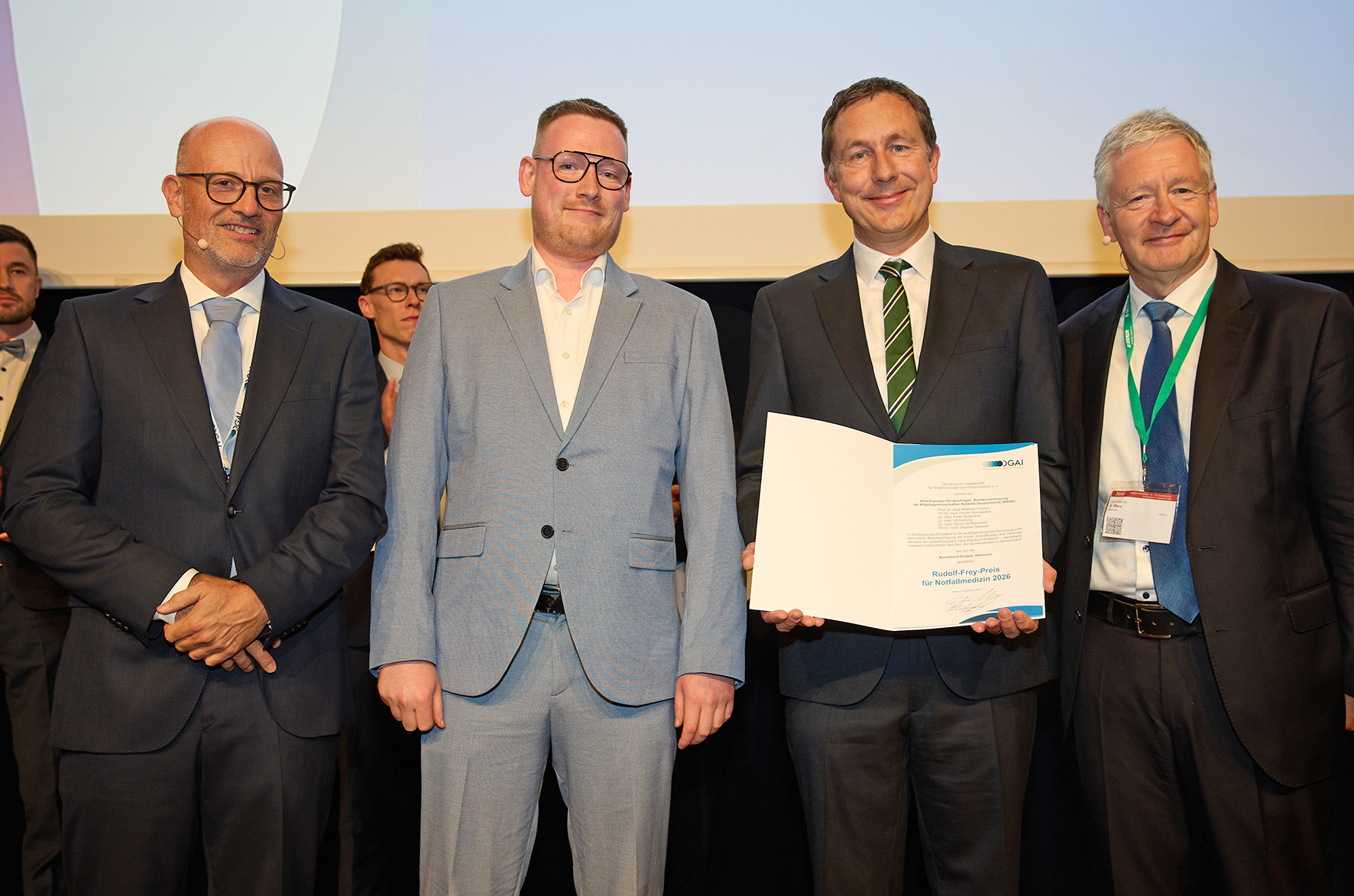 Ein Wolfenbütteler Notfallmediziner gehört zu den Preisträgern des Rudolf-Frey-Preises für Notfallmedizin 2026.