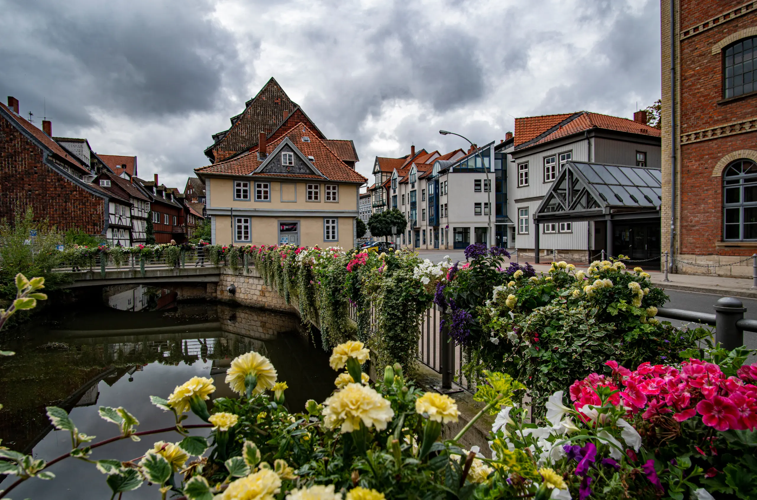 Die Stadt Wolfenbüttel senkt den Wasserstand der Oker vorübergehend ab. Grund sind Bauarbeiten an der Regenwasserkanalisation.