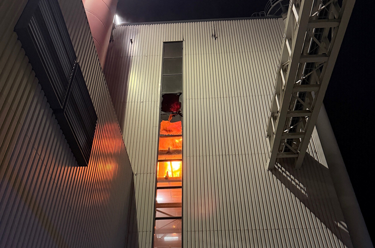 Brand Verbrennungsanlage