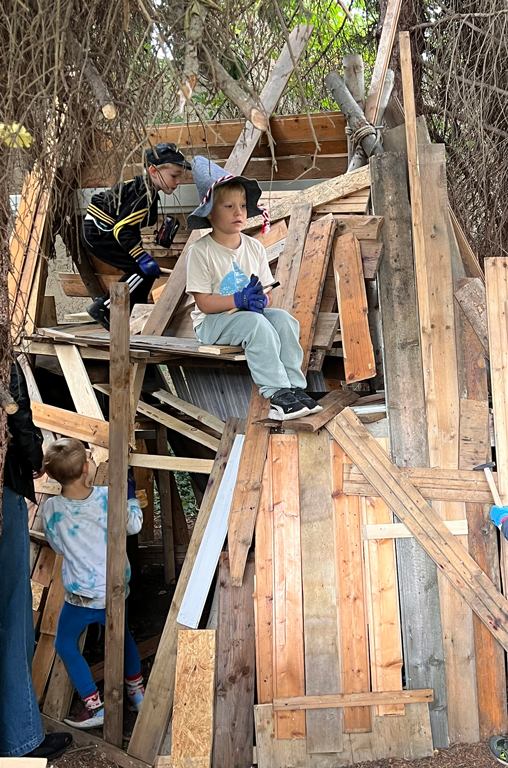 Budenbauen beim Familienfest in der Umweltburg
