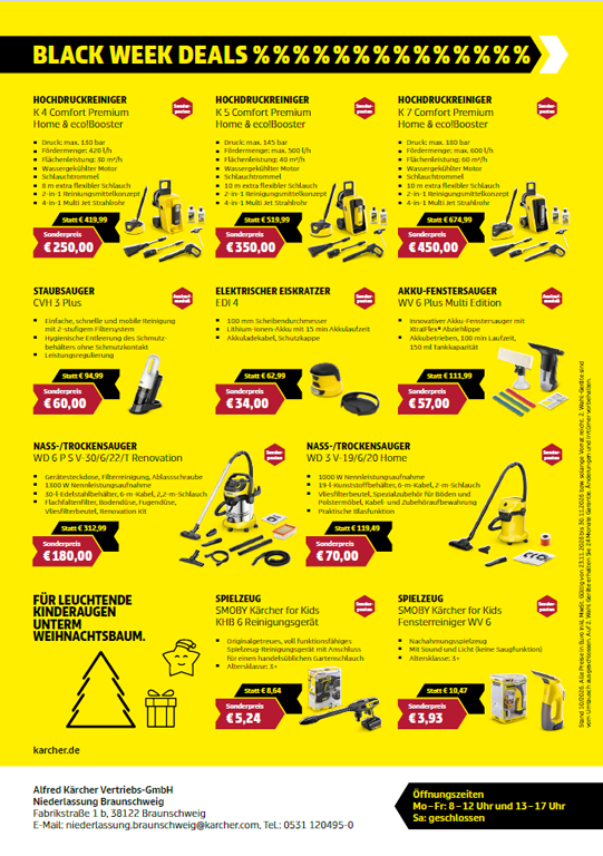 Kärcher Black Week Deals